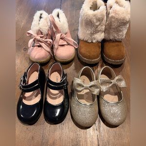 Lot of two Boots & Two dress shoes